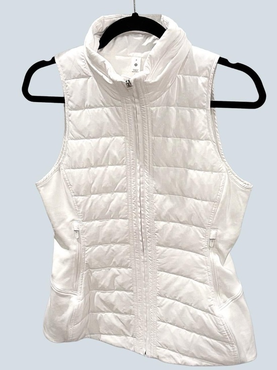 lululemon athletica Jackets & Blazers - Lululemon White “Another Mile” Puffer Vest (Women’s 8)
